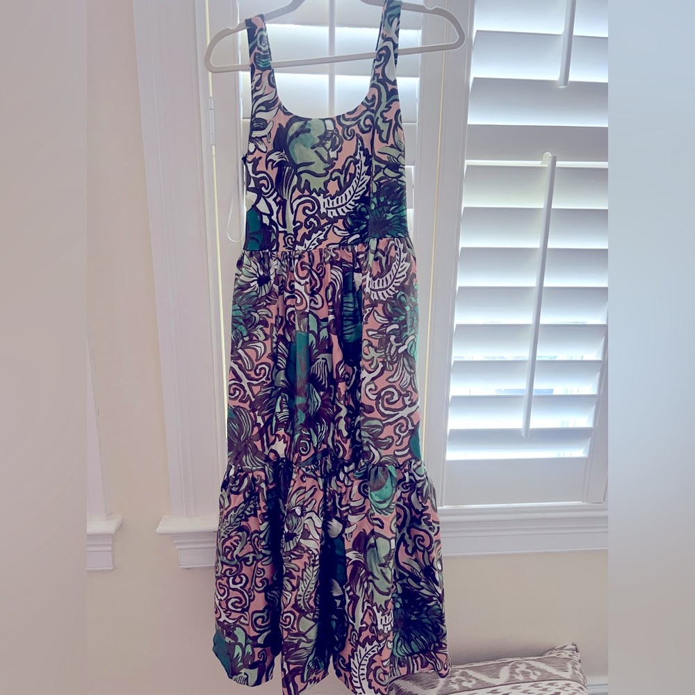La DoubleJ Capri Tiered Printed Dress